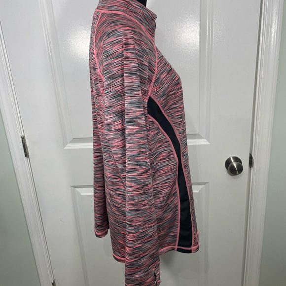 Ideology Fitness Pink and Gray Zip-Up Athletic Jacket CB-70 - Picture 5 of 9